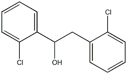 1,2-Bis(2-chlorophenyl)ethan-1-ol Struktur