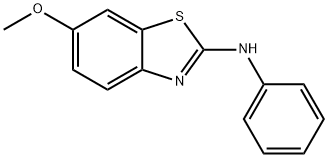 6-Methoxy-N-phenylbenzo[d]thiazol-2-amine Struktur