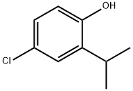 4-chloro-2-isopropylphenol Struktur