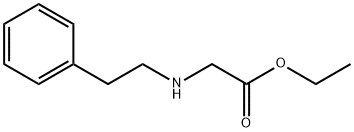 ethyl 2-(phenethylamino)acetate Struktur