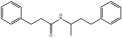 3-phenyl-N-(4-phenylbutan-2-yl)propanamide Struktur