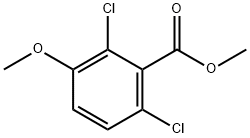 Methyl 2,6-dichloro-3-methoxybenzoate Struktur