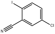 5-Chloro-2-iodobenzonitrile Struktur