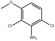 2,6-Dichloro-3-methoxyaniline Struktur