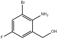 (2-amino-3-bromo-5-fluorophenyl)methanol Struktur