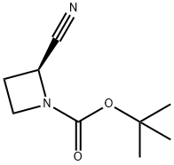 tert-butyl (S)-2-cyanoazetidine-1-carboxylate Struktur