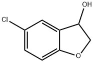 5-chloro-2,3-dihydro-benzofuran-3-ol Struktur