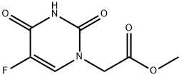 5-Fluorouracil-1-yl acetic acid methyl ester Struktur