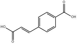 (E)-4-(2-carboxyvinyl)benzoic acid Struktur