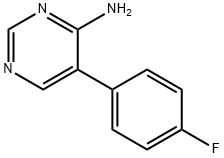 5-(4-Fluorophenyl)pyrimidin-4-amine Struktur