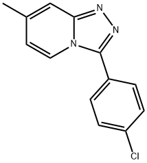 3-(4-Chlorophenyl)-7-methyl-[1,2,4]triazolo[4,3-a]pyridine Struktur