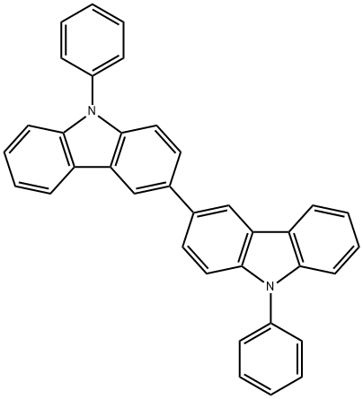 9,9'-Diphenyl-9H,9'H-3,3'-bicarbazole Struktur