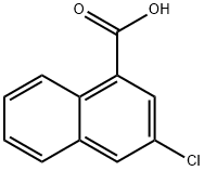 3-Chloro-1-naphthoic acid Struktur