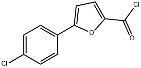 2-Furancarbonyl chloride, 5-(4-chlorophenyl)-
 Struktur