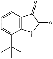 7-tert-Butyl-1H-indole-2,3-dione Struktur