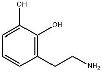 3-(2-Aminoethyl)benzene-1,2-diol Struktur