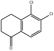 5,6-DICHLORO-2,3,4-TRIHYDRONAPHTHALEN-1-ONE Struktur