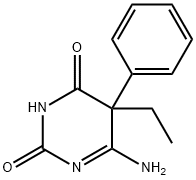 (5RS)-5-Ethyl-6-diimino-5-phenyl-5,6-dihydropyrimidin-2,4-(1H,3H)-dione Struktur