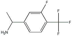 1-[3-FLUORO-4-(TRIFLUOROMETHYL)PHENYL]ETHAN-1-AMINE Struktur