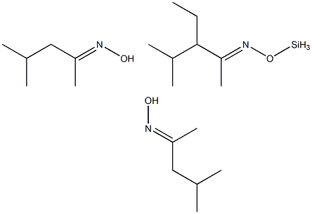 Ethyl Tris(Methylisobutylketoxime)Silane Struktur