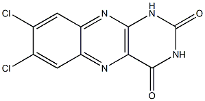 7,8-Dichloroalloxazine Struktur