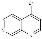 4-Bromo-1,7-naphthyridine Struktur