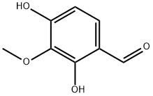 2,4-dihydroxy-3-methoxybenzaldehyde Struktur