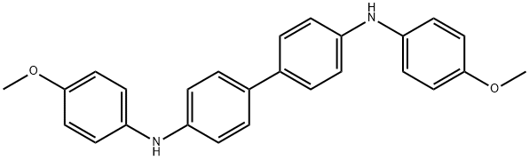 N4,N4'-bis(4-methoxyphenyl)-[1,1'-biphenyl]-4,4'-diamine Struktur