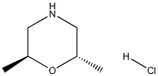 trans-2,6-Dimethylmorpholine hydrochloride Struktur