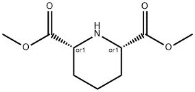 cis-Piperidine-2,6-dicarboxylic acid dimethyl ester Struktur