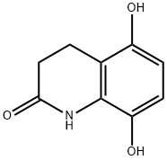 5,8-dihydroxy-3,4-dihydroquinolin-2(1H)-one Struktur