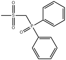 ((Methylsulfonyl)methyl)diphenylphosphine oxide Struktur