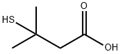 3-mercapto-3-methylbutanoic acid Struktur