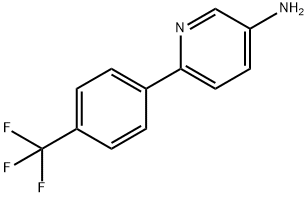 6-(4-(trifluoromethyl)phenyl)pyridin-3-amine Struktur