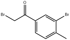 2-bromo-1-(3-bromo-4-methyl-phenyl)-ethanone Struktur