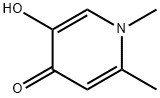 5-Hydroxy-1,2-dimethyl-4(1H)-pyridinone Struktur