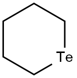 Tetrahydro-2H-tellurin Struktur