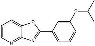 2-(3-Isopropoxyphenyl)oxazolo[4,5-b]pyridine Struktur