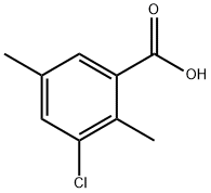 3-chloro-2,5-dimethylbenzoic acid Struktur