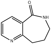 6,7,8,9-tetrahydro-5H-pyrido[3,2-c]azepin-5-one Struktur