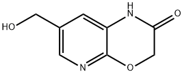 7-(hydroxymethyl)-1H-pyrido[2,3-b][1,4]oxazin-2(3H)-one Struktur