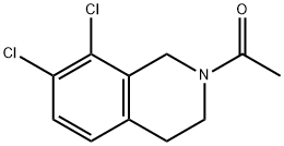 1-(7,8-Dichloro-3,4-dihydroisoquinolin-2(1H)-yl)ethan-1-one Struktur