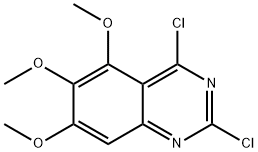 2,4-Dichloro-5,6,7-trimethoxyquinazoline Struktur