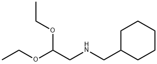 N-(2,2-diethoxyethyl)cyclohexanemethanamine Struktur