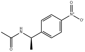 Acetamide, N-[(1R)-1-(4-nitrophenyl)ethyl]-
 Struktur