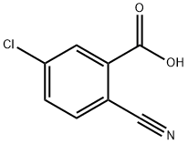 5-Chloro-2-cyanobenzoic acid Struktur