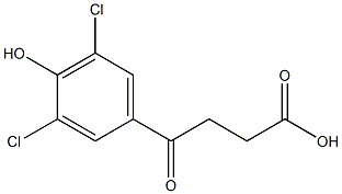 4-(3,5-Dichloro-4-hydroxyphenyl)-4-oxobutanoic acid Struktur