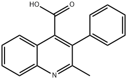 2-Methyl-3-phenylquinoline-4-carboxylic acid Struktur