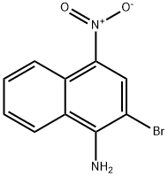 2-Bromo-4-nitro-naphthalen-1-ylamine Struktur