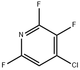 4-Chloro-2,3,6-trifluoropyridine Struktur